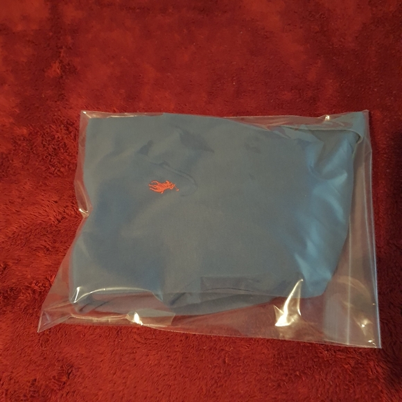 Polo Ralph Lauren Mens Blue Polo Shirt MEDIUM - Picture 7 of 7